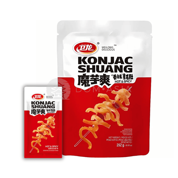 Snack Konjac Shuang Vi Cay WEILONG 252g x 20op/ krt